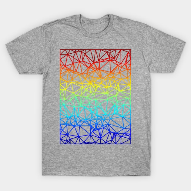 Gradient Color Mesh T-Shirt by TRIME